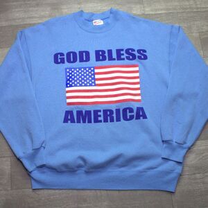 Vintage God Bless America Sz XL Made In USA